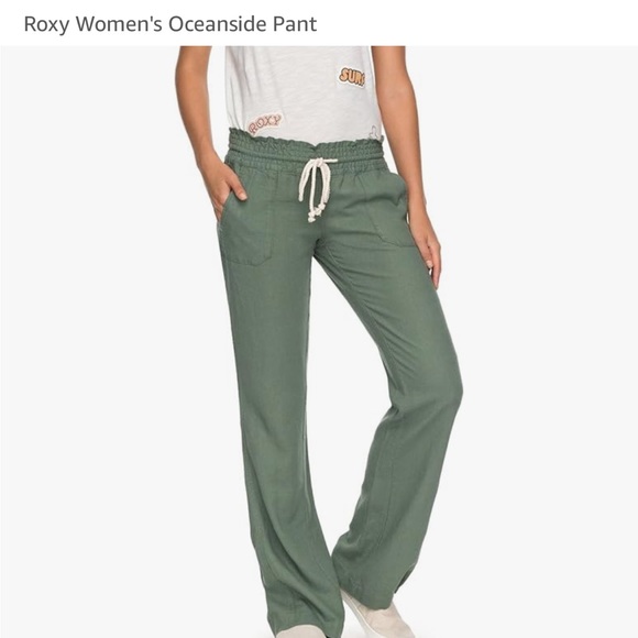 Roxy Women’s Oceanside linen pant - Picture 5 of 8